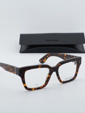 Calvin Klein CK24526 235 Unisex Square Eyeglasses 52mm - Havana